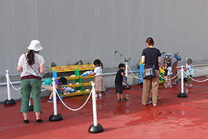 ②Water gun experience event